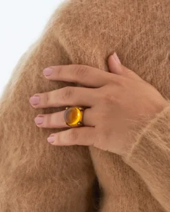 Sale Bijou Brigitte Anello - Amber Ball