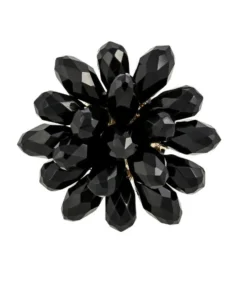 Outlet Bijou Brigitte Anello - Black Flower