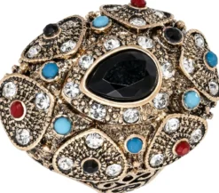Outlet Bijou Brigitte Anello - Black Teardrop