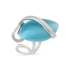 Best Bijou Brigitte Anello - Blue Cat Eye