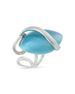 Best Bijou Brigitte Anello - Blue Cat Eye