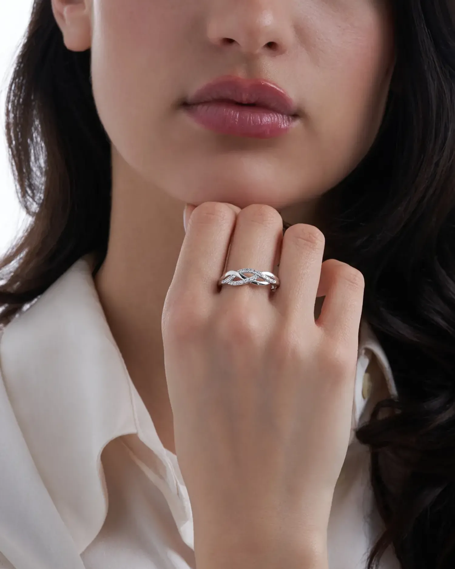 Sale Bijou Brigitte Anello - Braided Sparkle
