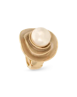 New Bijou Brigitte Anello con perla - Pearly Blossom