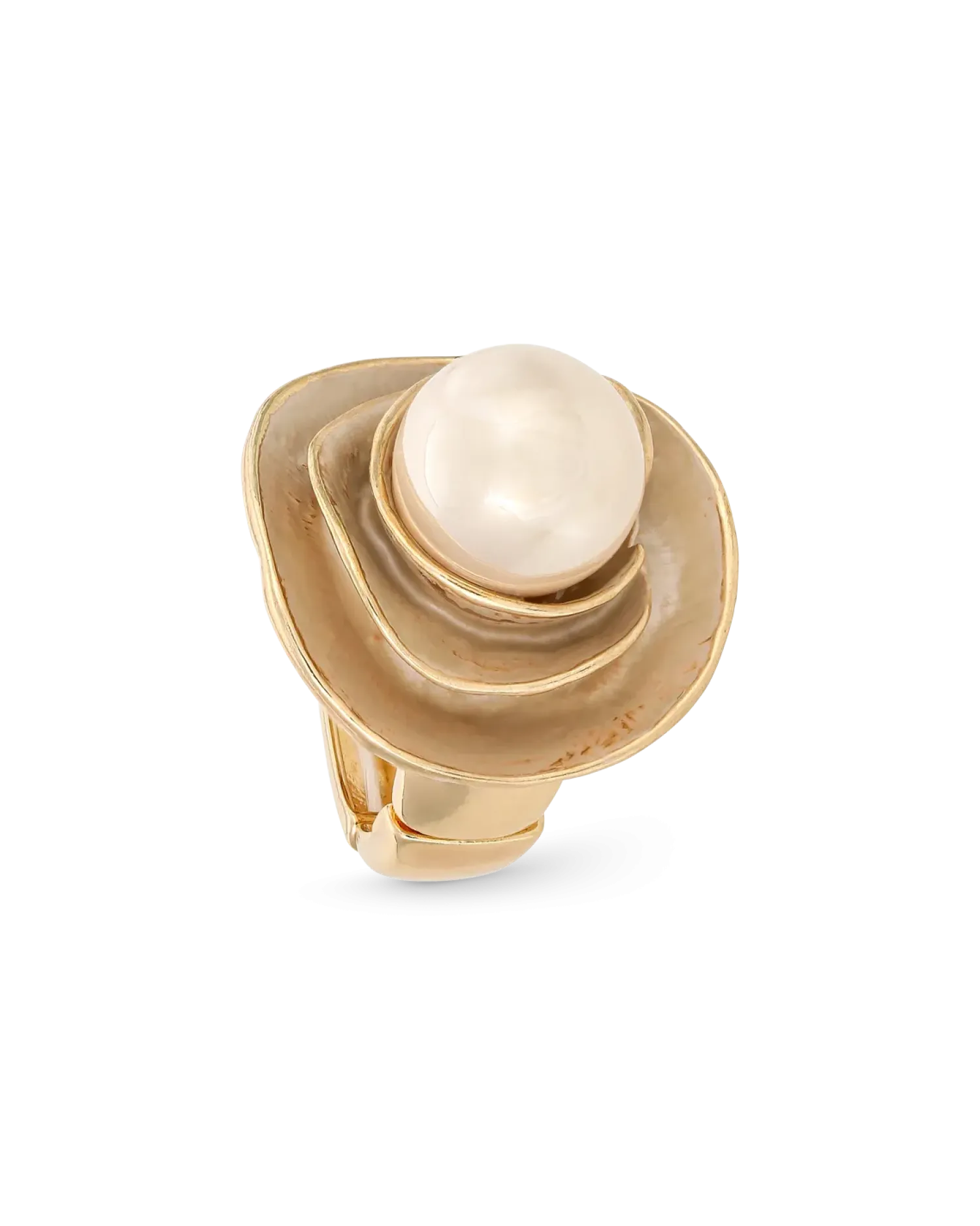 New Bijou Brigitte Anello con perla - Pearly Blossom