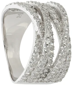 Best Bijou Brigitte Anello - Crossed Silver