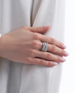Best Bijou Brigitte Anello - Crossed Silver