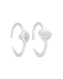 Online Bijou Brigitte Anello da piede - Silver Shell