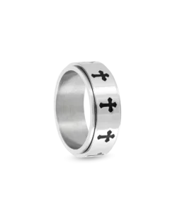 Sale Bijou Brigitte Anello da uomo - Clean Cross