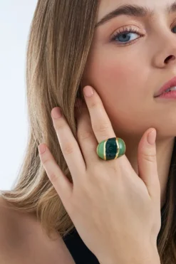 Online Bijou Brigitte Anello - Green Dome