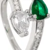 Outlet Bijou Brigitte Anello - Green Glint