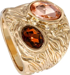 Discount Bijou Brigitte Anello - Hammered Rhinestone
