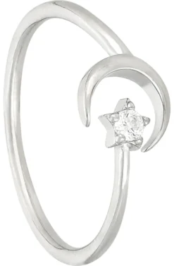 Online Bijou Brigitte Anello in vero argento - Cuddling Moon