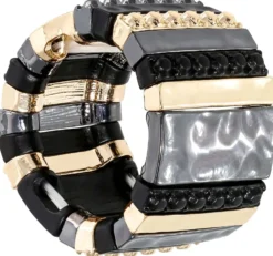 Clearance Bijou Brigitte Anello - Metallic Stripes