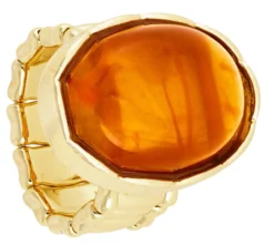 Bijou Brigitte Anello - Orange Oval