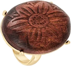 Bijou Brigitte Anello - Oval Wood