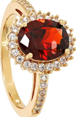 Bijou Brigitte Anello - Red Oval