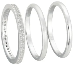 Bijou Brigitte Anello - Set of Silver