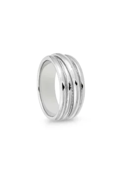 Sale Bijou Brigitte Anello - Steel Grooves