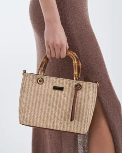 New Bijou Brigitte Borsa - Beige Bamboo