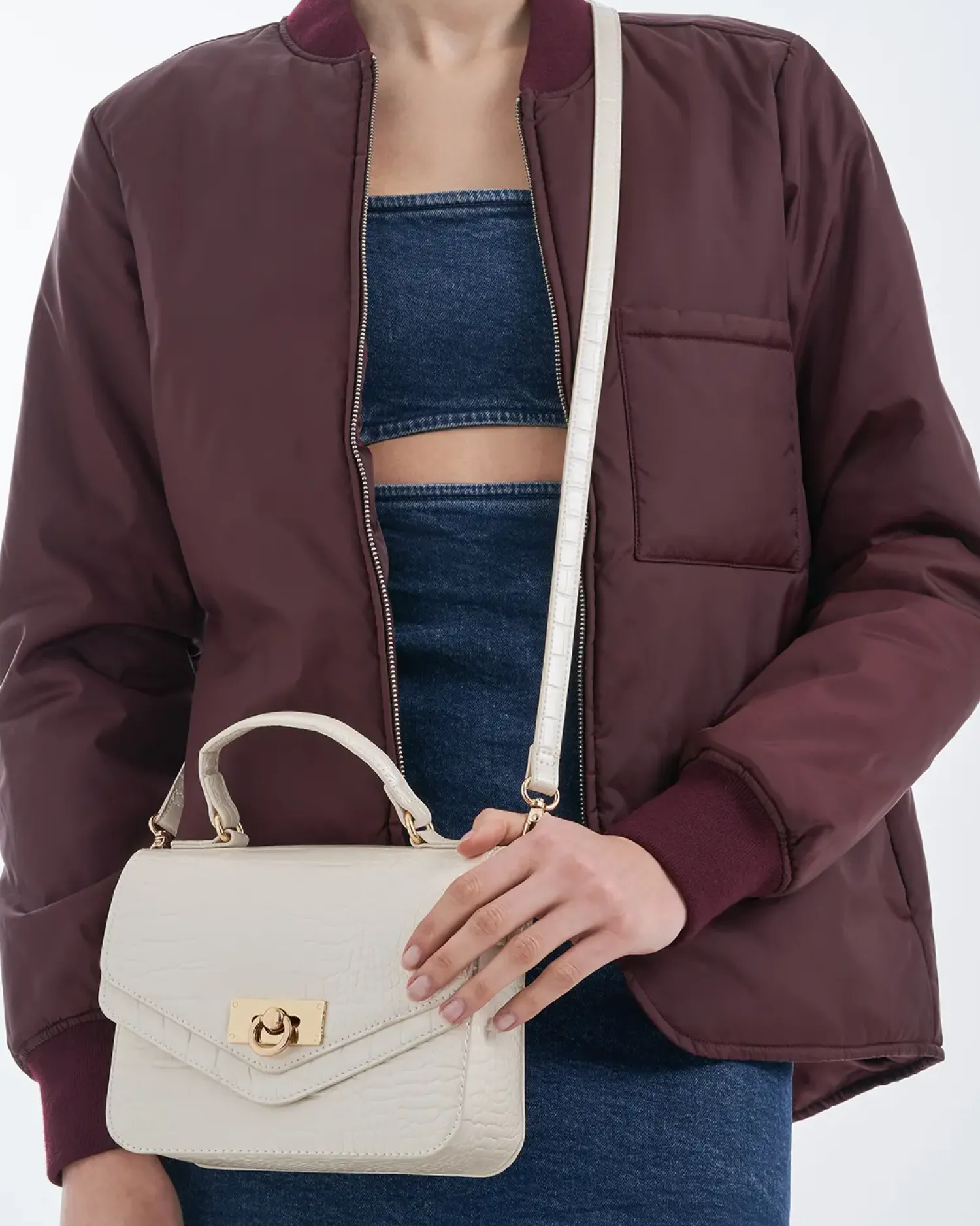 Online Bijou Brigitte Borsa - Classic White