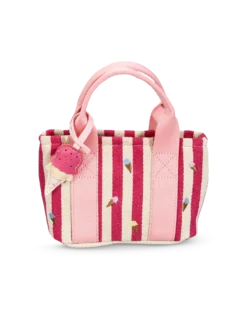 Outlet Bijou Brigitte Borsa per bambini - Pink Stripes