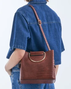 Outlet Bijou Brigitte Borsetta - Brown Croco