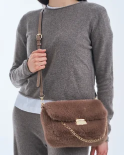 Discount Bijou Brigitte Borsetta - Chocolate Fur