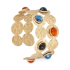 Hot Bijou Brigitte Bracciale - Hammered Circles