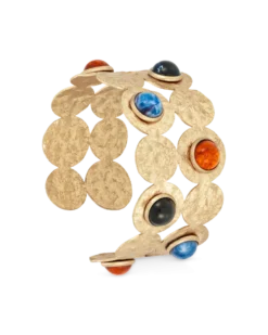 Hot Bijou Brigitte Bracciale - Hammered Circles