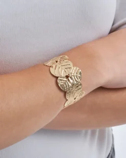 Discount Bijou Brigitte Bracciale - Hammered Leaves
