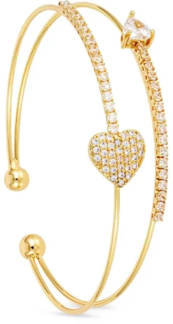 Bijou Brigitte Bracciale - Heart Rows