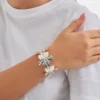 New Bijou Brigitte Bracciale - Silver Blossom