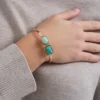 Sale Bijou Brigitte Bracciale - Square Amazonite