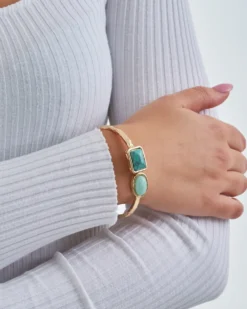 Sale Bijou Brigitte Bracciale - Square Amazonite