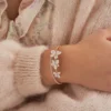New Bijou Brigitte Bracciale - Three Flowers