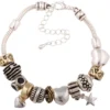 Best Bijou Brigitte Braccialetto - Beads Silver/Gold