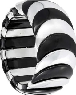 Online Bijou Brigitte Braccialetto - Black Chrome
