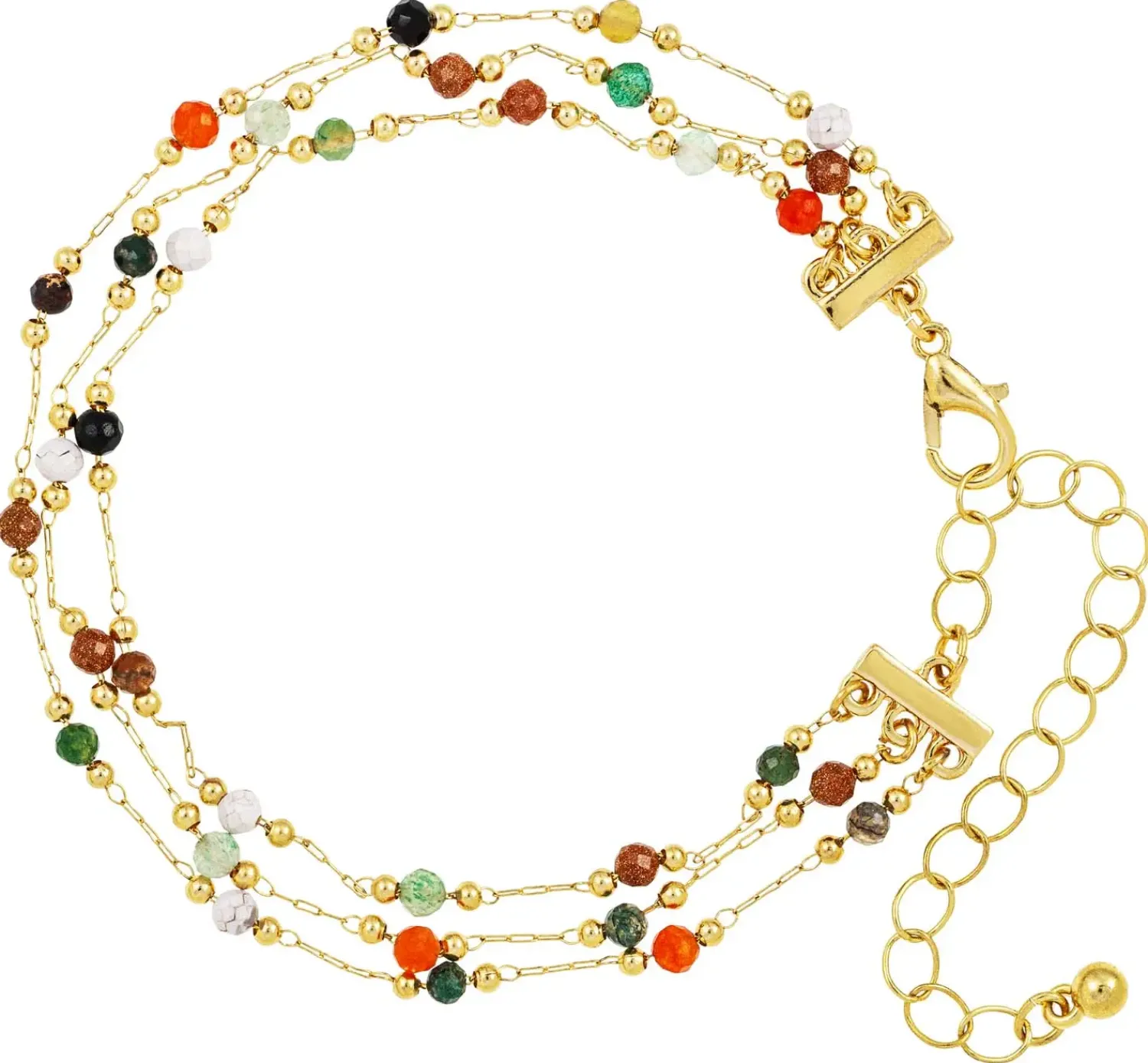 Online Bijou Brigitte Braccialetto - Colorful Jasper