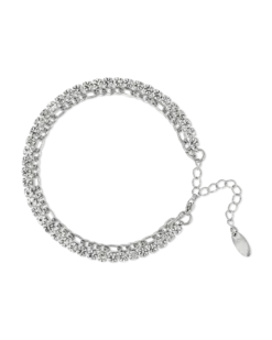 Sale Bijou Brigitte Braccialetto da uomo - Steel Sparkle
