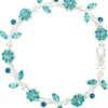 Bijou Brigitte Braccialetto - fiore di strass
