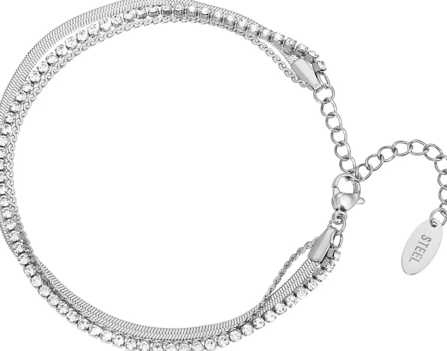 Outlet Bijou Brigitte Braccialetto - Gleaming Steel