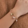 Best Bijou Brigitte Braccialetto - Golden Hearts
