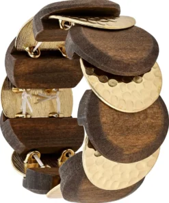 Sale Bijou Brigitte Braccialetto - Golden Wood
