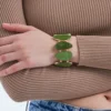 Sale Bijou Brigitte Braccialetto - Marbled Green