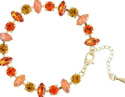 Discount Bijou Brigitte Braccialetto - Orange Glow