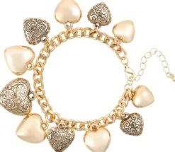 Clearance Bijou Brigitte Braccialetto - Ornament Hearts