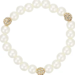 Clearance Bijou Brigitte Braccialetto - Pearl White