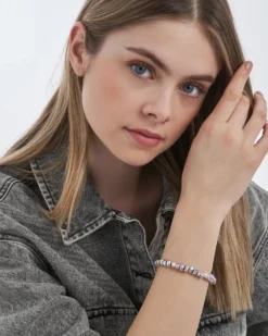 Sale Bijou Brigitte Braccialetto - Rainbow Hematite