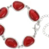 Outlet Bijou Brigitte Braccialetto - Red Cat Eye