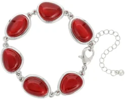 Outlet Bijou Brigitte Braccialetto - Red Cat Eye